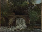 Gustave Courbet Le Grand Pont painting